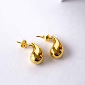Boucles d’oreilles gouttes format moyen 18mm, 2.21g