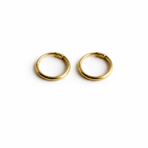Dormeuses d’or 18k, 13mm, 0.67g