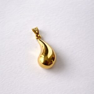 Pendentif d’or 18k, goutte, 0.67g