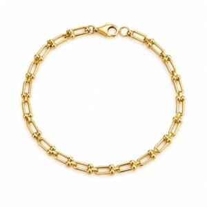 Bracelet style hardware en or 18k, 18cm, 3.58g