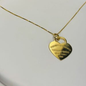 Pendentif cœur SANS la chaîne, 2.10g