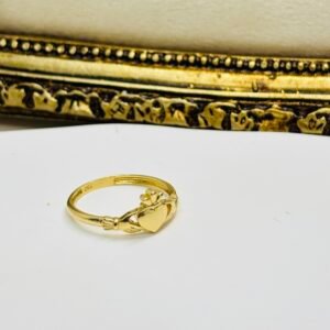 Bague câlin en or 18k, 1.79g, taille 6.5