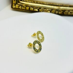 Boucles d’oreilles love en or 18k, 2.60g