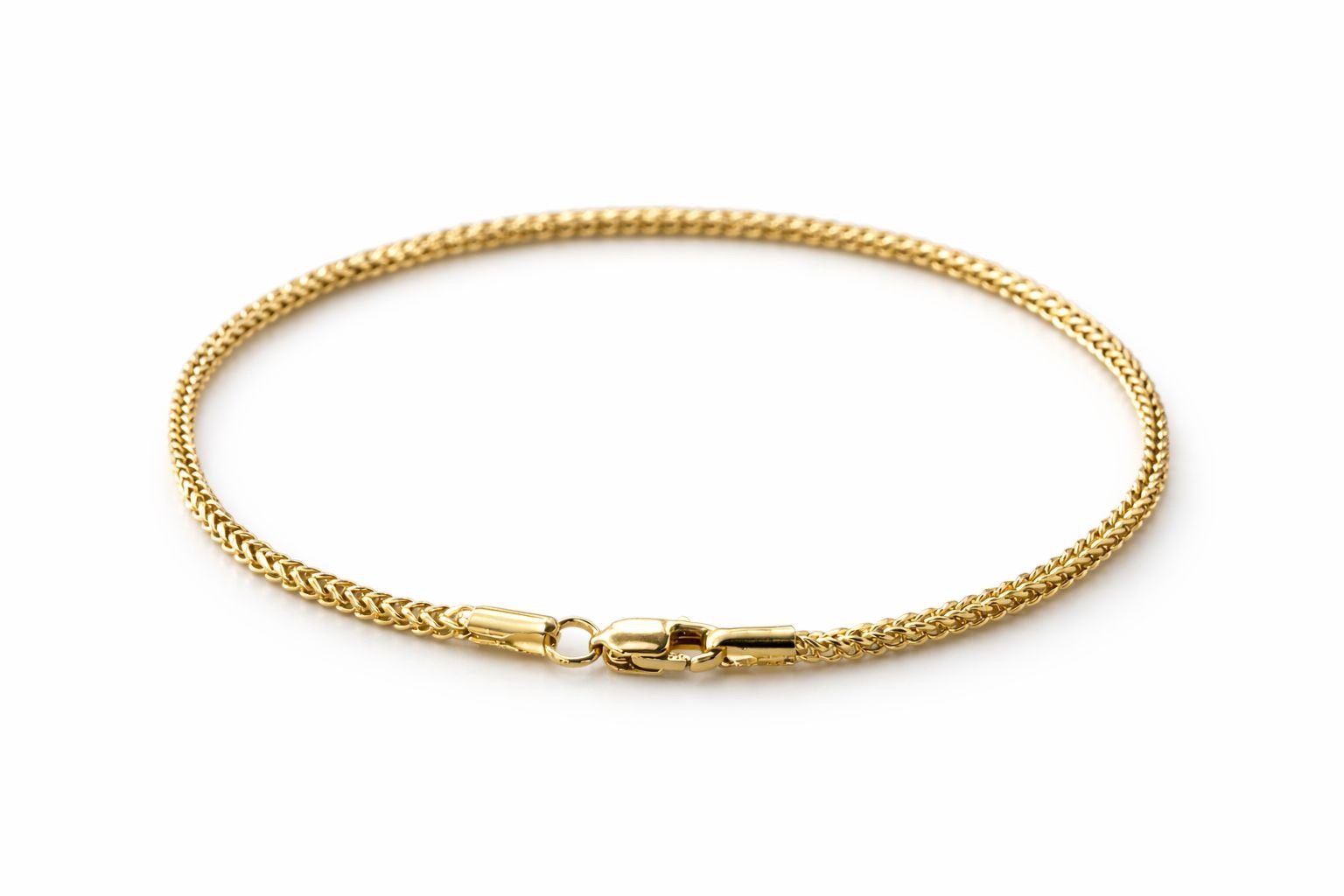 Bracelet franco d’or 18k, 20 cm, 2.6g