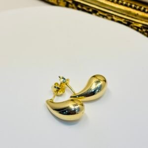 Boucles d’oreilles gouttes d’or 18k 2.73g taille moyen 2cm