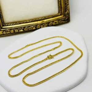 Chaîne Japan fermoir triple taille 45 cm 3.11g