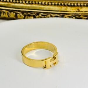 Bague H taille 8.5 4.18g