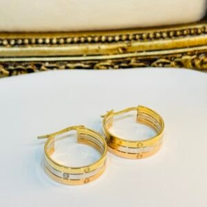 Anneaux tricolore inspiration love , 3.26g