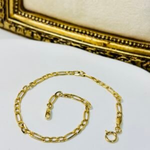 Bracelet figaro d’or 18k, 19 cm 1.57g