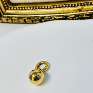 Boule d’or 18k avec attache