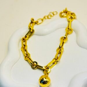 Bracelet d’or 18k, ajustable de 18 à 20 cm 6.99g
