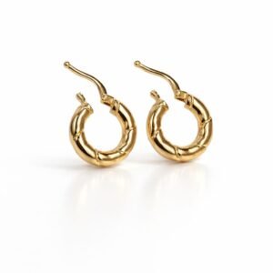 Créoles d’or 18k, 14mm, 1.64g