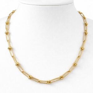 Chaîne hardware d’or 18k, 8.62g, 40cm