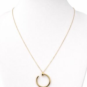 Collier clou d’or 18k, 45cm, 2.19g