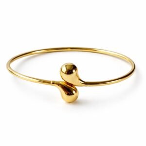 Bracelet gouttes d’or 18k, 3.27g, taille 16