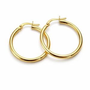 Anneaux d’or 18k, 1.17g, 18mm