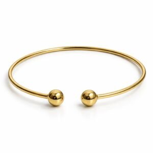 Bracelet rigide d’or 18k, taille 16(petit poignet), 3.99g