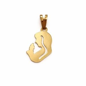 Petit pendentif religieux d’or 18k, 0.33g