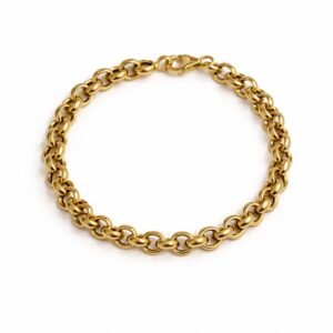 Bracelet tauco d’or 18k, 5.08g, 18.5cm