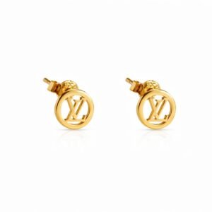 Boucles d’oreilles d’or 18k inspiration V format MINI idéal pour bébé ou 2e trou , 5mm, 0.77g