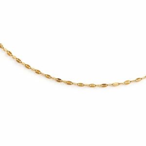 Chaîne miroir d’or 18k, 45cm, 0.94g