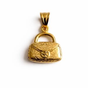 Pendentif  sac d’or 18k, 2.27g
