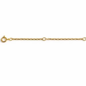 Extension d’or 18k, ajustable de 3cm à 5.5cm, 0.37g