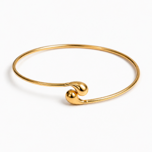 Bracelet d’or 18k gouttes, taille 19 (moyen), 2.55g