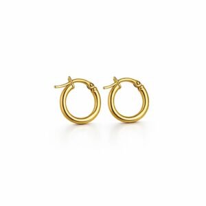 Anneaux d’or 18k, 10mm, 0.83g