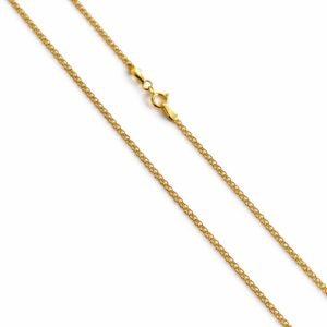 Chaîne carpet d’or 18k, 45cm, 2.12g