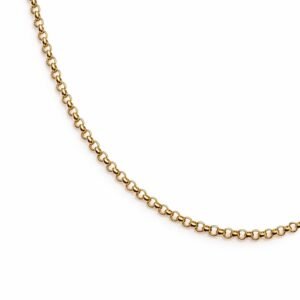 Chaîne tauco fine d’or 18k, 50cm, 1.25g