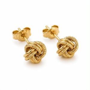 Boucles d’oreilles d’or 18k, 5mm (petit), 1.10g
