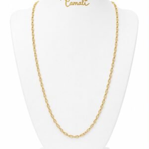 Chaîne grain de café d’or 18k, 55cm, 2.32g